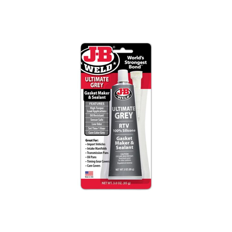 J-B Weld Co 32327 3 oz. Gray RTV Oxime Sealant
