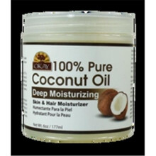Okay Pure Naturals, Ganz Natürliches Kokosnussöl, Tiefenfeuchtigkeit, 6 oz (177 ml)