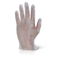 (XL) Click VDGPFL Vinyl Disposable Gloves Powder Free Clear Large Box of 1000