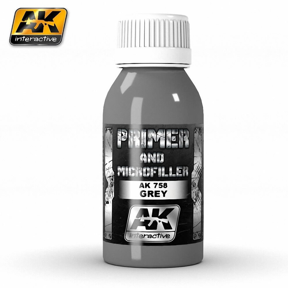 Ak Interactive Grey Ak00758 - Primer Microfiller 100Ml