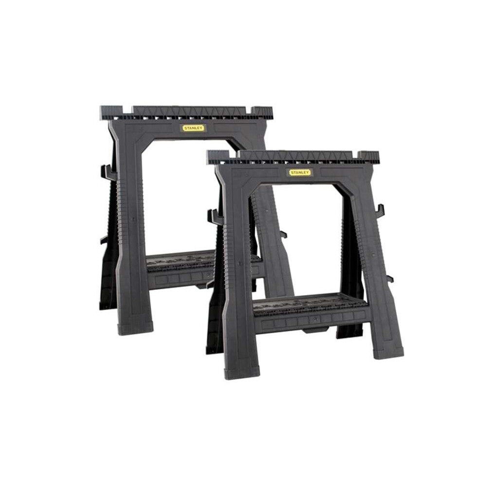 Stanley Tools Folding Saw Horses (Twin Pack) 170713