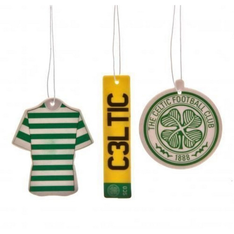 Celtic Fc Air Fresheners (Pack Of 3) 5015860129780