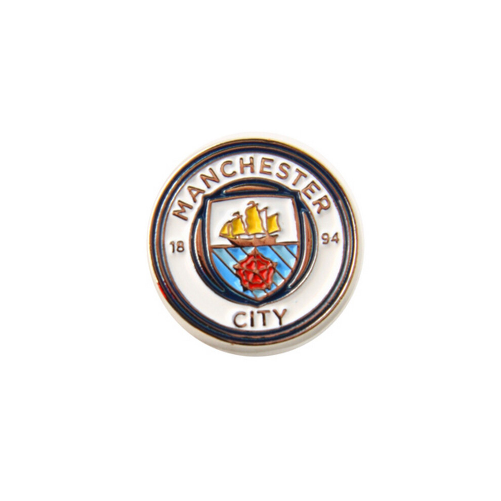 Manchester City FC Official Football Crest Pin Badge