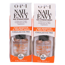 OPI Nail Envy Nail Strengthener 2 x 15ml For Sensitive & Peeling Nails