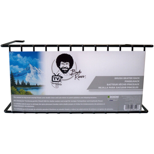 Bob Ross Brush Beater Rack-Black