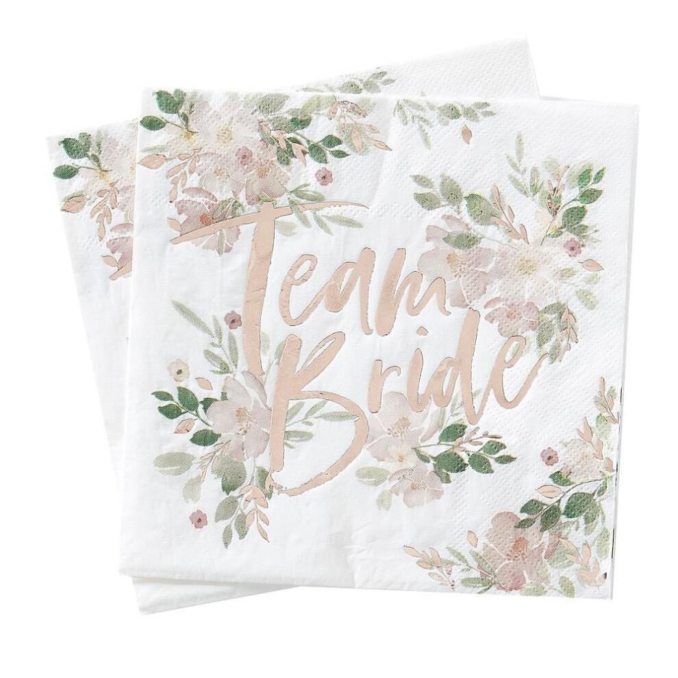 Floral Hen Party Napkins x16