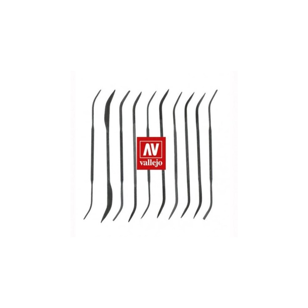 VALT03003 - AV Vallejo Tools - Budget Riffler File Set (10pc)