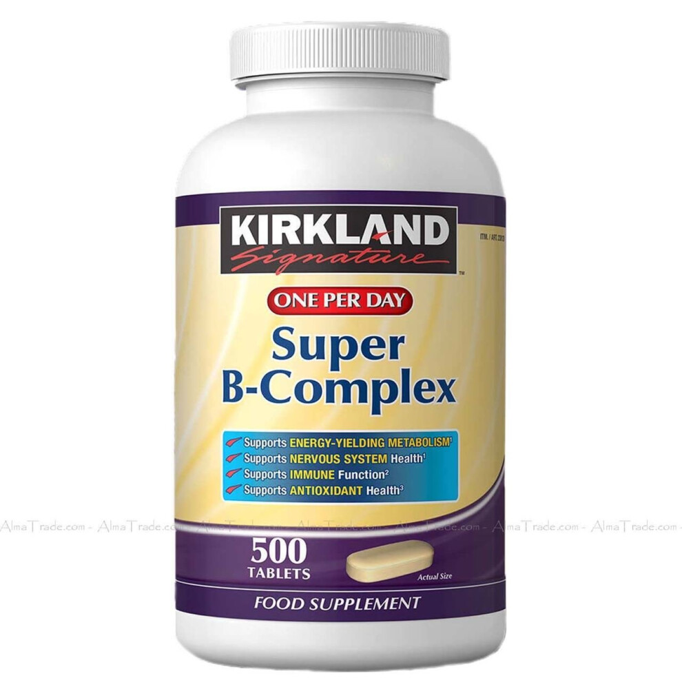 Kirkland Signature Super-B Complex, 500ct (16 Months Supply)