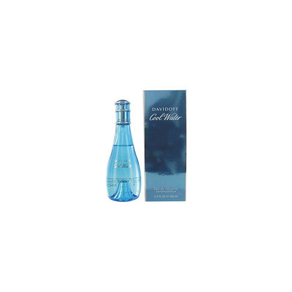 Davidoff Cool Water Woman 100ml Edt Eau De Toilette Spray Uk