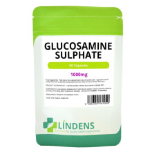 Lindens Glucosamine Sulphate 2KCl 1000mg One a day 60 Capsules Shellfish Derived
