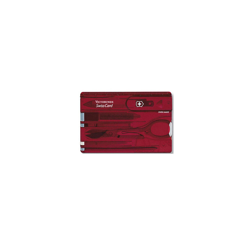 (Red) Victorinox SwissCard | Credit Card Tool Kit