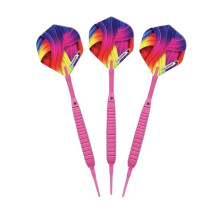 Elkadart 20-3603-18 Neon Pink Soft Tip Darts, 18g