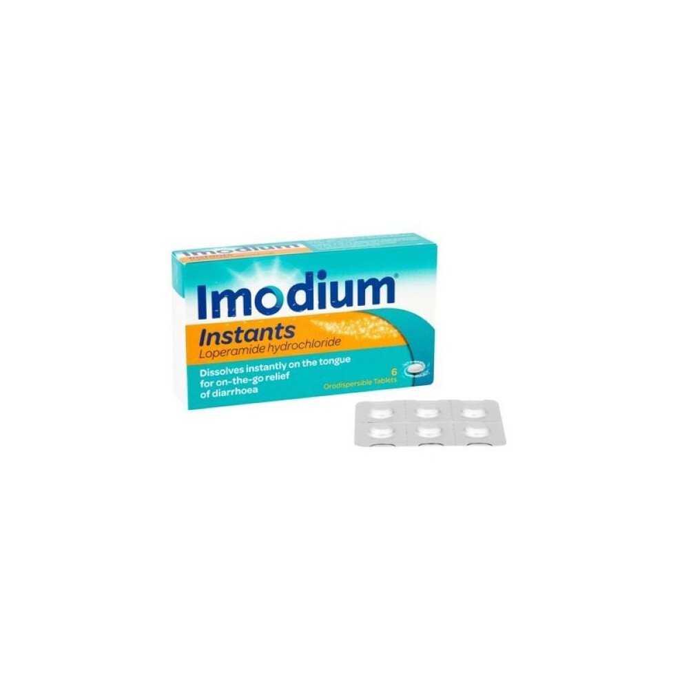 Imodium Instants 6 Melt In The Mouth Tablets (6 X 6)