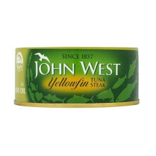 John West Tuna Steak Sunflower Oil (12 x 160g)