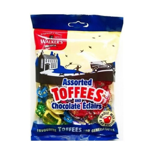 Walkers Walkers Assorted Toffees & Chocolate Eclairs (12 x 150g)