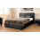 Comfy Living (3ft Single, Black) Ezra Faux Leather Ottoman Storage Bed 1