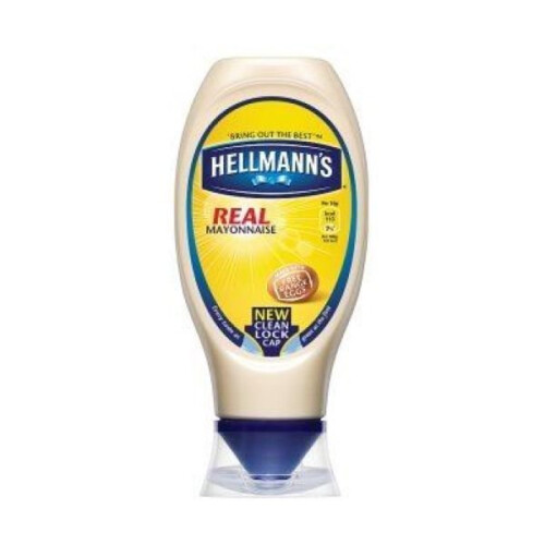 Hellmanns Mayonnaise Squeezy Light 430ml (8 x 430ml)