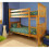 Comfy Living (Caramel) Chelsea Wooden Bunk Bed 1