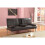 Comfy Living (Brown) Yamba Faux Leather Sofa Bed 1