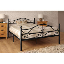 (3ft Single, Black) Willow Metal Bed Frame