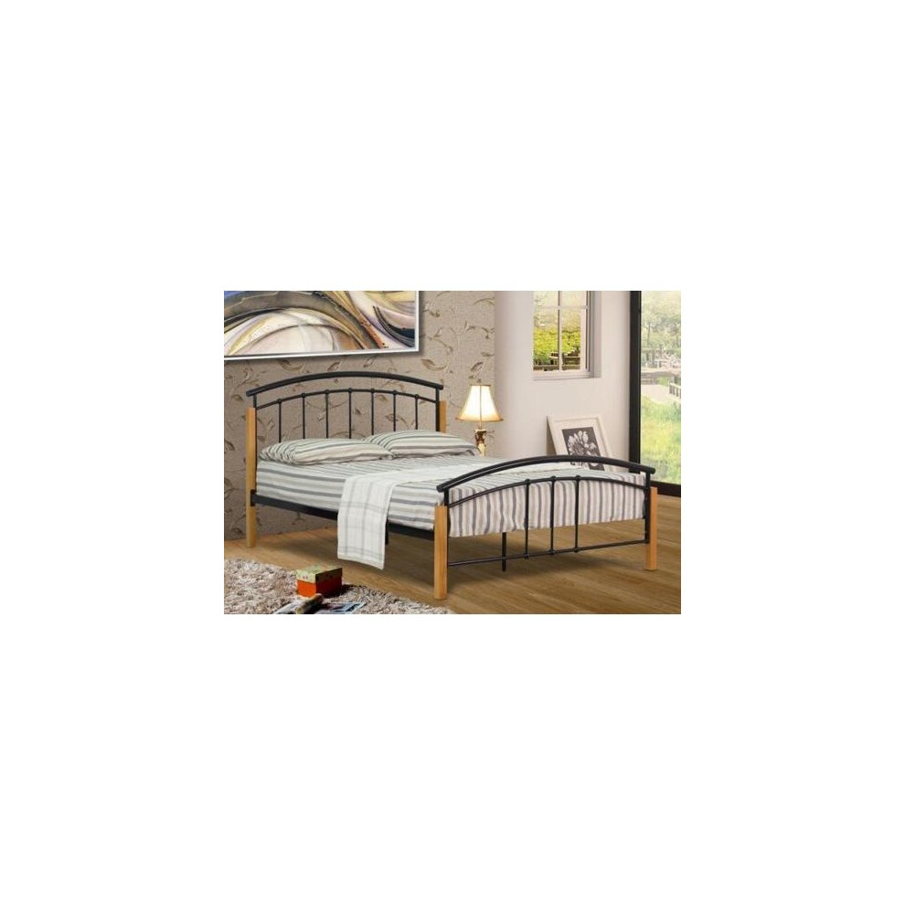 (5ft Kingsize, Black) Sienna Metal Bed Frame