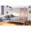 Comfy Living (Natural) Bexley Wooden Triple Bunk Bed 1