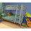 Comfy Living (Grey) Bexley Wooden Triple Bunk Bed 1