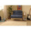 Comfy Living (Navy, Small Single) Comfy Living Albury Futon Sofa Bed 2