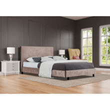 (5ft Kingsize, Truffle) Ezekiel Crushed Velvet Bed Frame