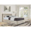Comfy Living (3ft Single, Cream) Theodore Crushed Velvet Ottoman Storage Bed 1