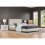 Comfy Living (4ft6 Double, Cream) Ezekiel Crushed Velvet Bed Frame 1