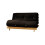 Comfy Living (Black, Double) Comfy Living Albury Futon Sofa Bed 1