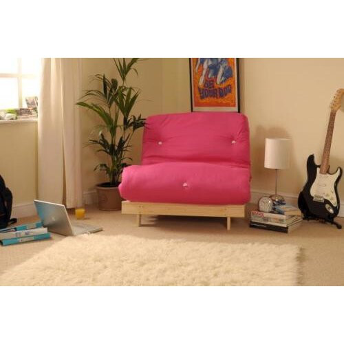 Comfy Living (Pink, Single) Comfy Living Albury Futon Sofa Bed