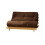 Comfy Living (Chocolate, Double) Comfy Living Albury Futon Sofa Bed 1
