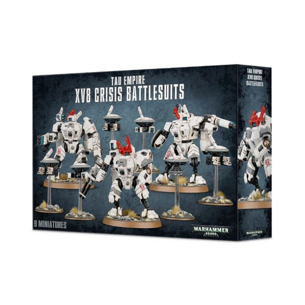 Tau Empire - XV8 Crisis Battlesuits Warhammer 40K Box