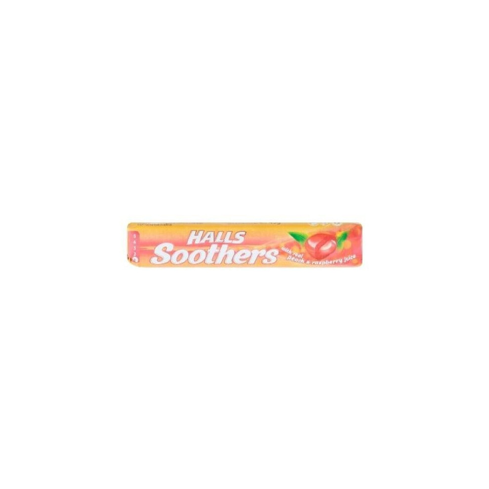 Halls Soothers Peach And Raspberry (20 x Stick)