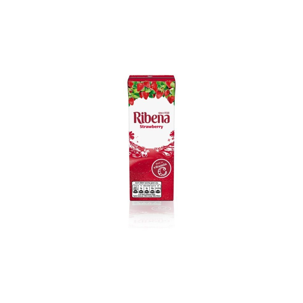 Ribena Strawberry Carton (24 X 250Ml)