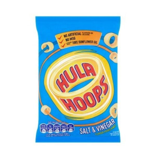 Hula Hoops Salt & Vinegar (32 x 34g)