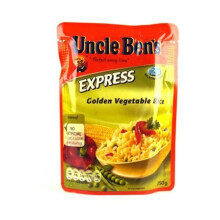 Uncle Bens Express Rice Golden Veg (6 x 250g)