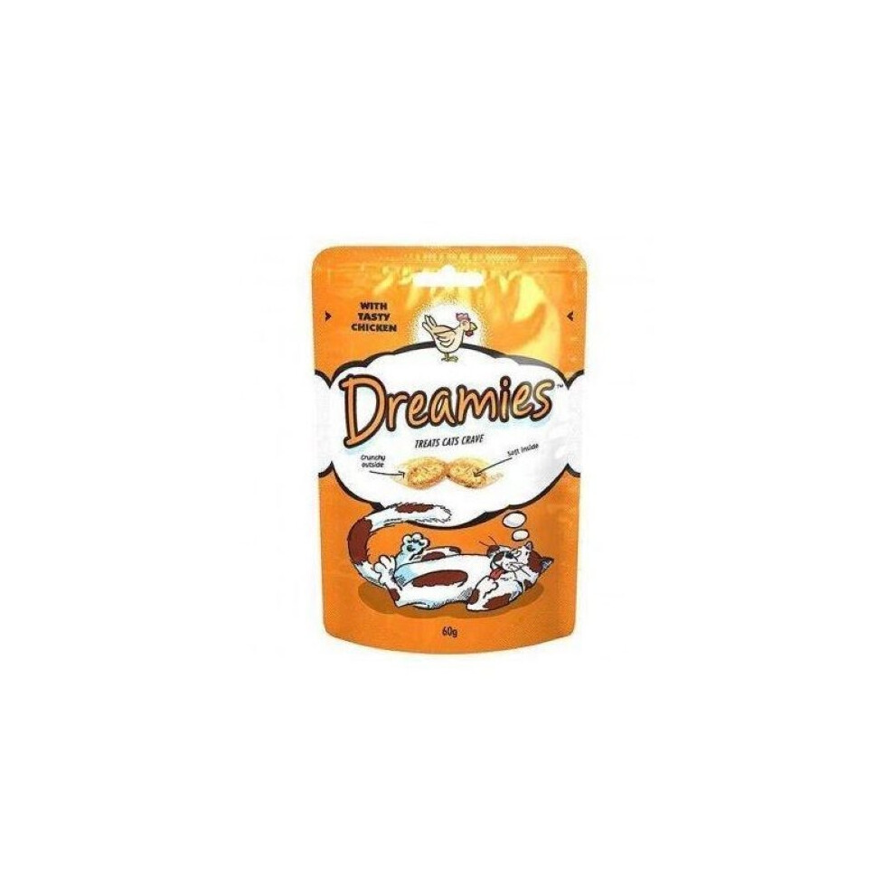 Dreamies Chicken Cat Treats (8 x 60g)