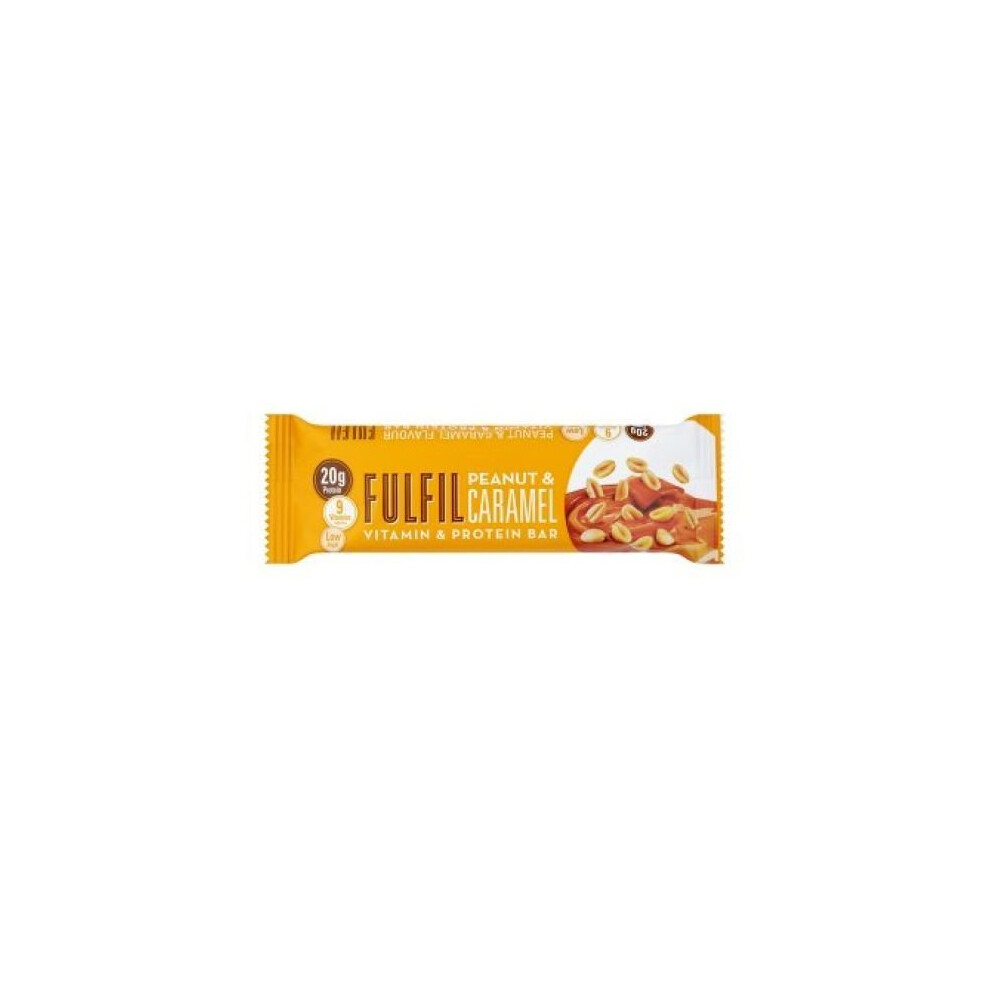 Fulfil Peanut & Caramel Vitamin Protein Bar (15 x 55g)