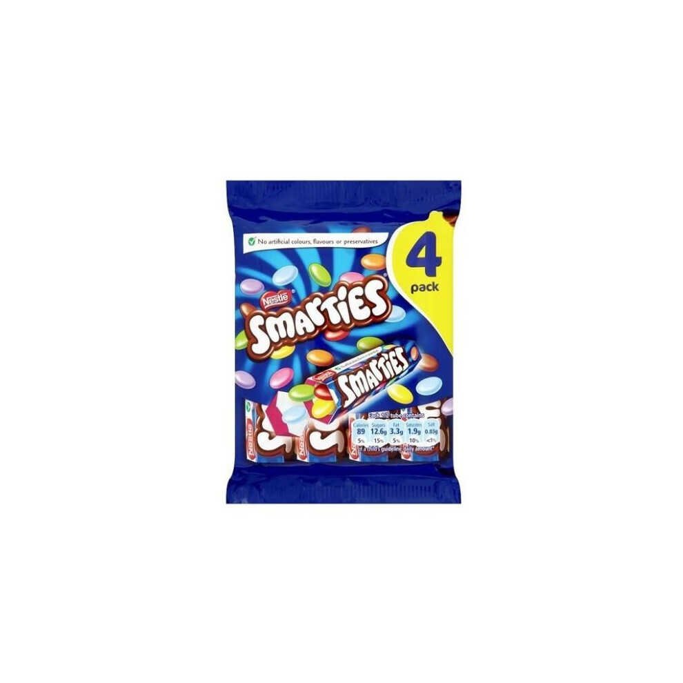 Nestle Smarties 4 Pack (12 x 4X38g)