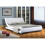 Comfy Living (5ft Kingsize, Black/White) Jaxon Faux Leather Bed Frame 1