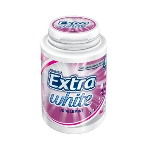 Extra White Bubblemint Bottle Pack (6 x 46 Piece)