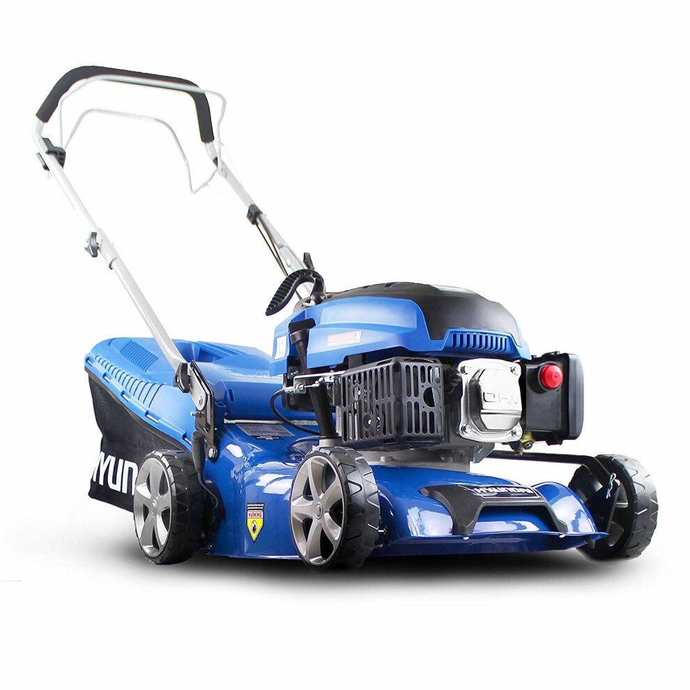 Hyundai HYM430SP 4-stroke Petrol Lawn Mower Self Propelled 139 Cc 42cm Cutting Width