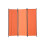 (Terracotta) Angel Living Room Divider Screen Panel 3-pieces 1