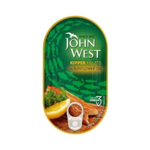 John West Kipper Fillets Sunflower (10 x 160g)