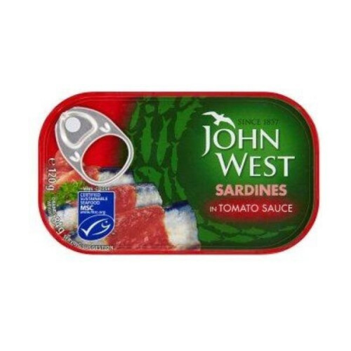 John West Sardines In Tomato (12 x 120g)