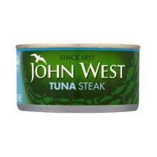 John West Tuna Steak In Brine 160G (12 x 160g)
