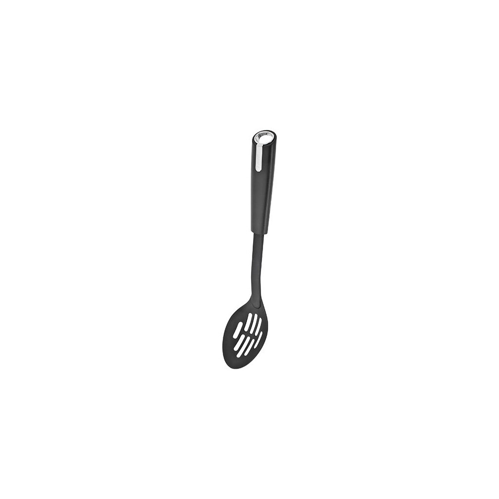 Judge Satin Black Nylon End Slotted Spoon